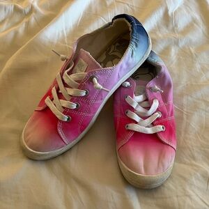 Roxy Cute Slip-On Pink Ombré Sneakers for the beach or cruise outfits